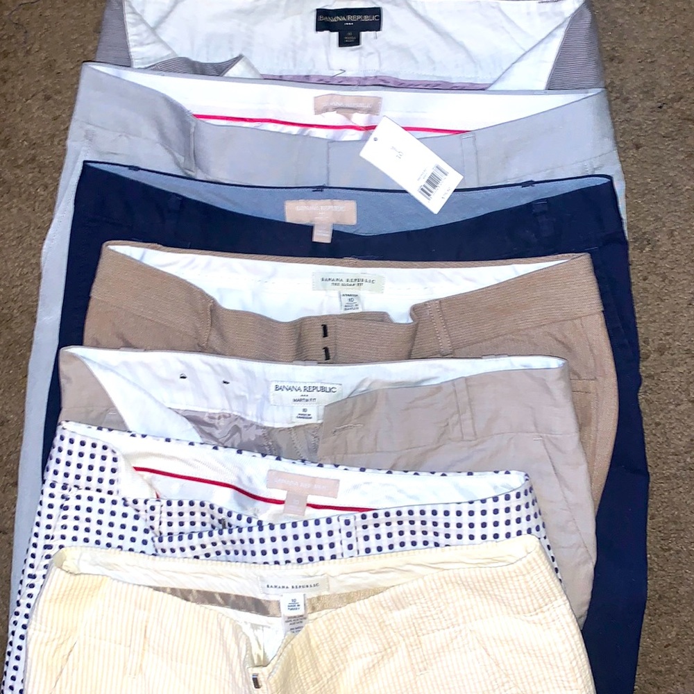 Banana Republic Bundle (7 pair) size 10
